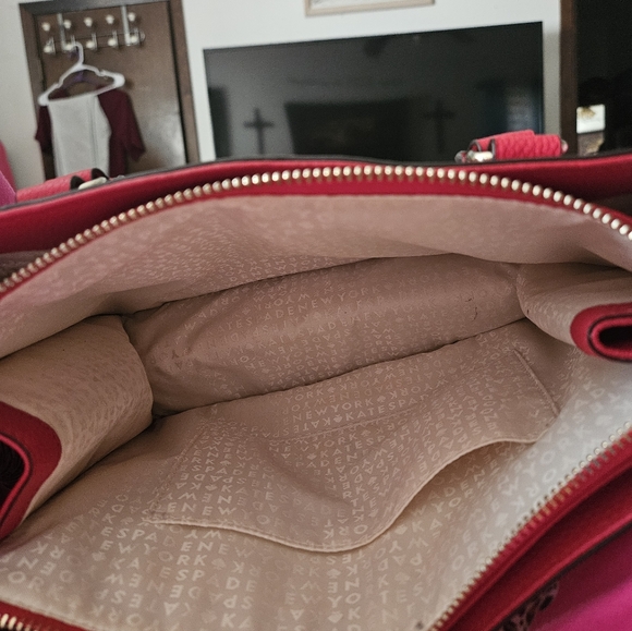 Kate Spade Vibrant Red Satchel - Picture 3 of 11